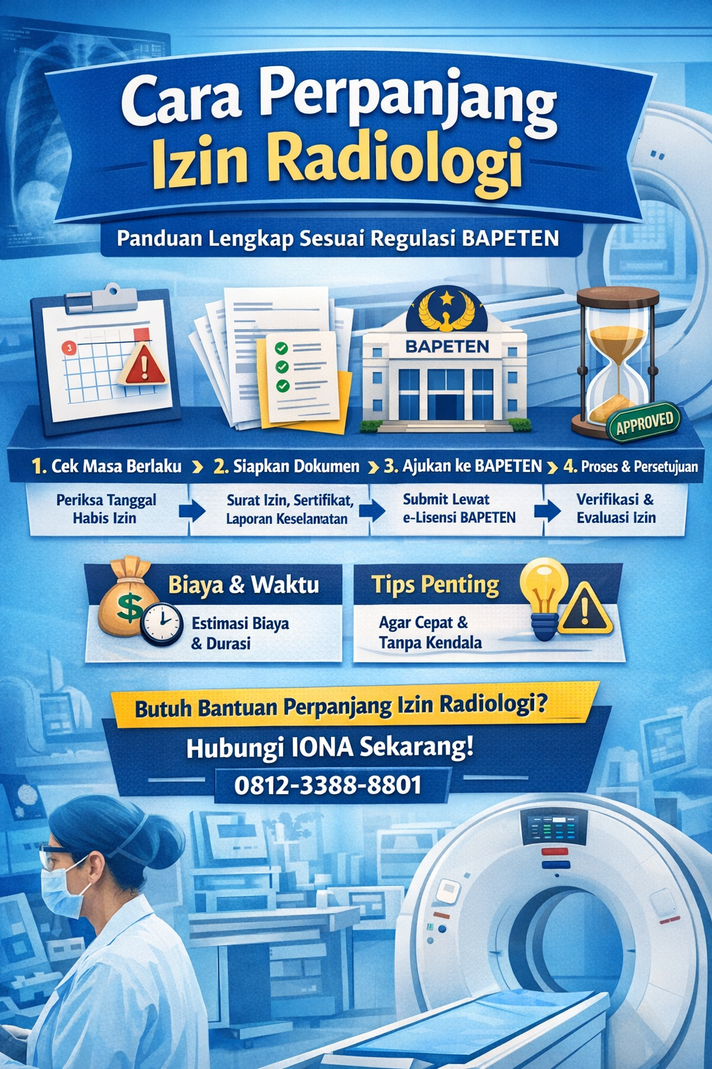 cara perpanjang izin radiologi sesuai regulasi BAPETEN